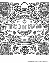 Load image into Gallery viewer, What is Cinco de Mayo? Coloring Pages for Kids Digital Download