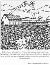 Load image into Gallery viewer, Where is Colombia? Set of 5 Coloring Pages for Kids Download