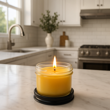 Load image into Gallery viewer, All Natural Unscented Hand Poured Beeswax Candle - 4 oz