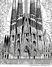 Load image into Gallery viewer, Pack of 5 Spain Adult Coloring Pages
