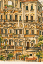 Load image into Gallery viewer, Set of 5 Italy Adult Coloring Pages Mailed to You
