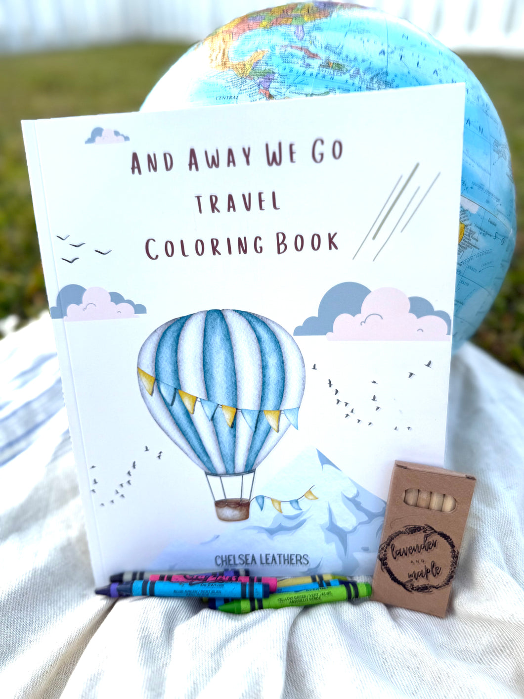 And Away We Go Travel Coloring Book