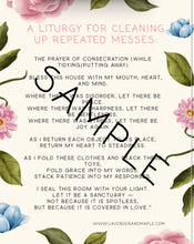 Load image into Gallery viewer, A Liturgy for Cleaning &amp; Reclaiming: A Gentle Prayer Guide for Women
