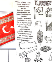 Load image into Gallery viewer, Turkey Coloring Page Packet: Digital Coloring Pages + Recipe

