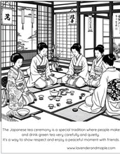 Load image into Gallery viewer, Where is Japan? Set of 5 Coloring Pages for Kids Download
