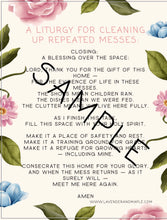 Load image into Gallery viewer, A Liturgy for Cleaning &amp; Reclaiming: A Gentle Prayer Guide for Women
