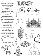 Load image into Gallery viewer, Turkey Coloring Page Packet: Digital Coloring Pages + Recipe
