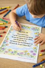 Load image into Gallery viewer, What is Easter? Physical Copy Coloring Page Mailed to You
