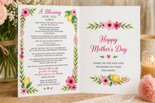 Load image into Gallery viewer, “Her Children Rise Up and Call Her Blessed” Mother’s Day Card - mailed to you with FREE shipping
