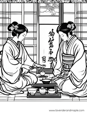 Load image into Gallery viewer, Pack of 5 Japan Adult Coloring Pages
