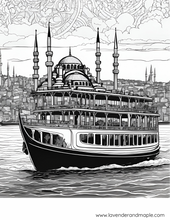Load image into Gallery viewer, Pack of 5 Turkey Adult Coloring Pages
