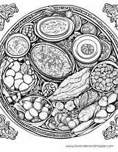 Load image into Gallery viewer, Pack of 5 Turkey Adult Coloring Pages
