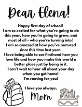 Load image into Gallery viewer, Editable and Personalized Back to School Planner + Bonus Digital Download
