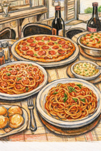Load image into Gallery viewer, Set of 5 Italy Adult Coloring Pages Mailed to You
