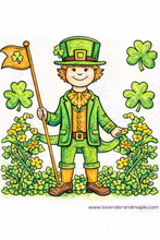 Load image into Gallery viewer, What is St. Patrick's Day? 3 Coloring Pages Instant Download
